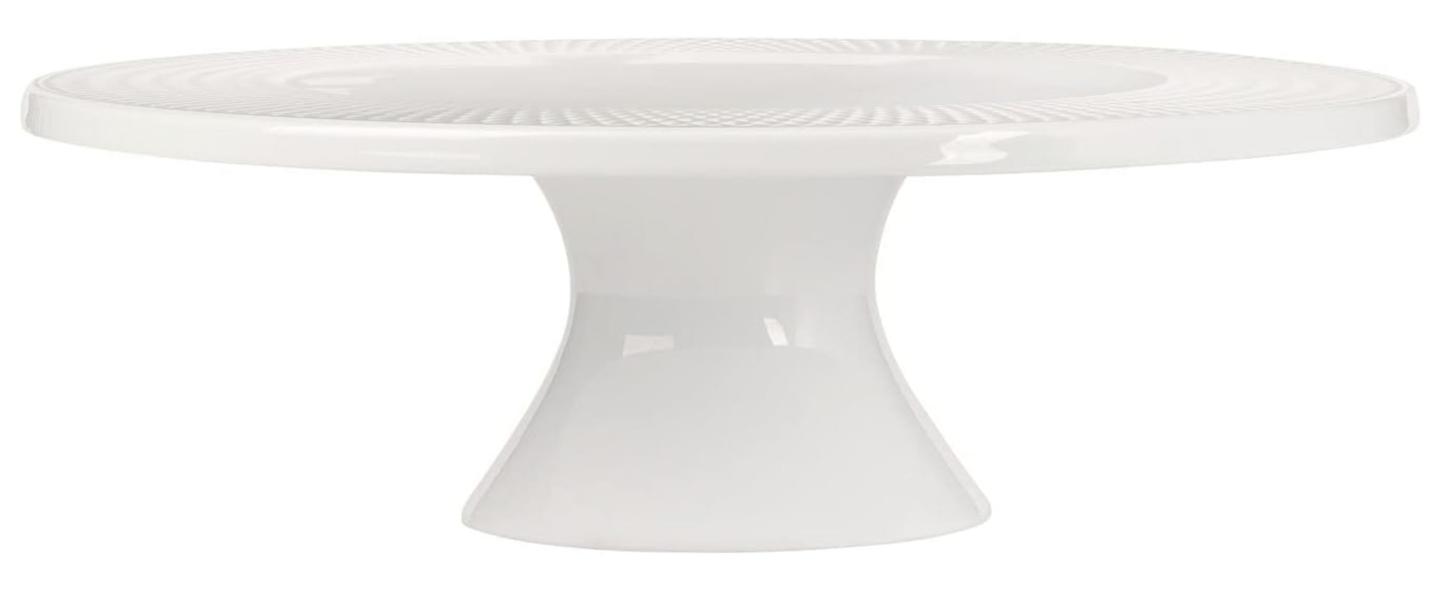 Maxwell & Williams White Basics Diamonds Footed Cake Stand 25cm